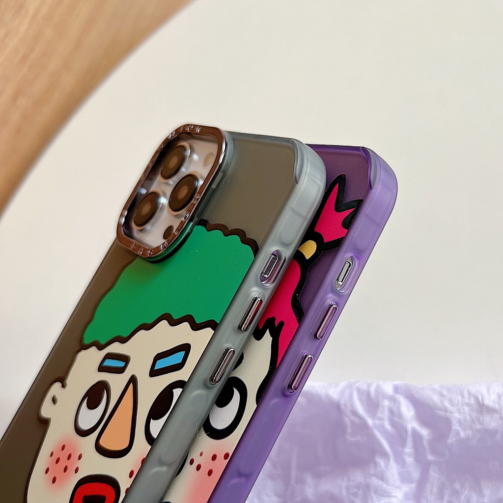 Ốp Điện Thoại Tpu Dẻo Họa Tiết Bé Trai / Gái Dễ Thương Chống Rơi Cho iPhone 14 13 12 11 Pro Max 14 Plus