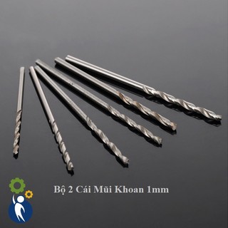 Bộ 2 Cái Mũi Khoan 1mm, dùng để khoan gỗ hoặc sắt nhỏ