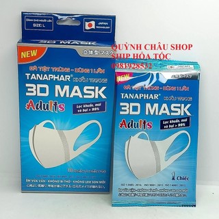 Khẩu trang tanaphar 3d mask size l cho người lớn hộp 10 chiếc