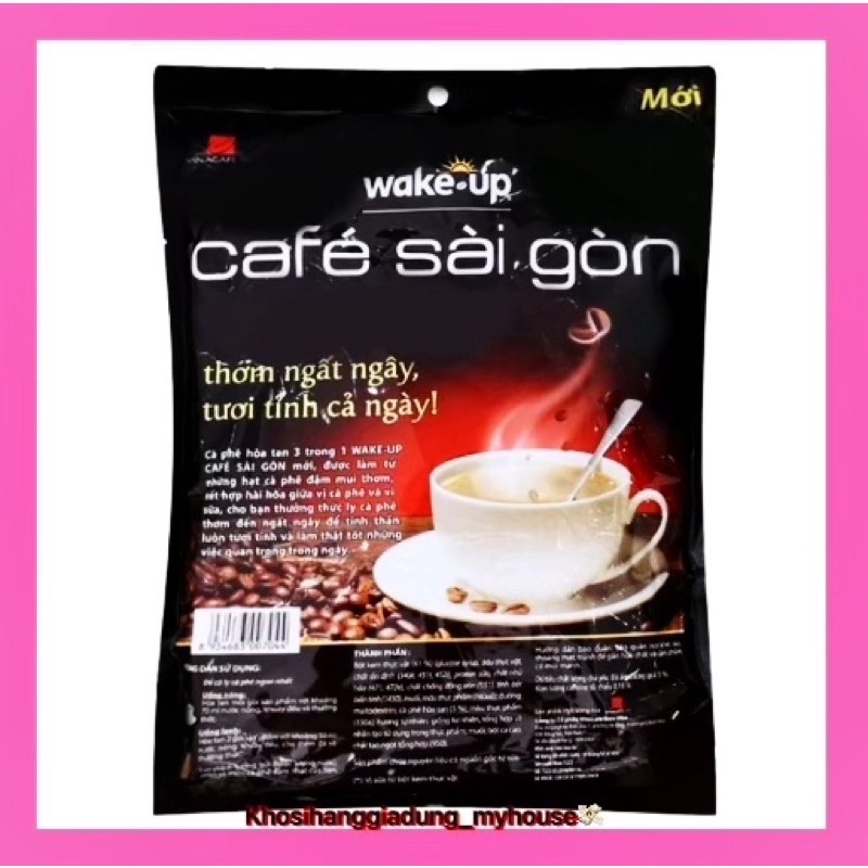 Cà phê sữa Wake Up Café Sài Gòn 456g