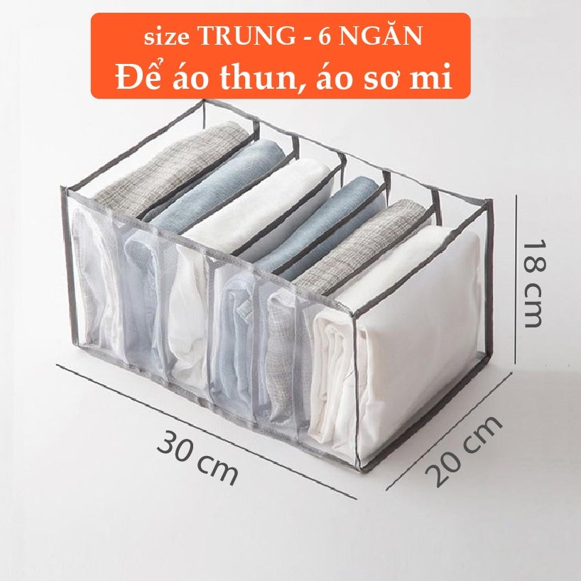 Túi đựng quần áo 9 NGĂN SIÊU TO túi chia ngăn quần áo Hộp vải đựng đồ đa năng Túi vải đựng đồ sắp xếp tủ vải gọn gàng