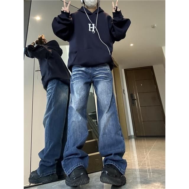 Quần Jeans Nữ Dài Dáng Rộng Thời Trang Phong Cách