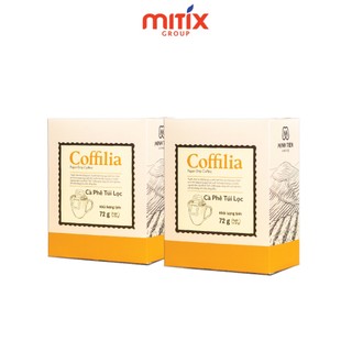 Combo 3 hộp cà phê túi lọc Coffilia 120g (12g x 10 gói)