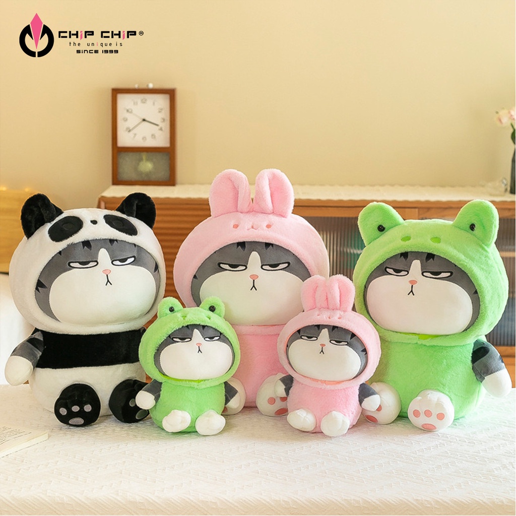 Gấu Mèo Hoàng Thượng Cosplay Áo Thú Dễ Thương, Thú Nhồi Bông Đồ Chơi Cho Bé