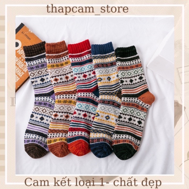 SET TẤT THỔ CẨM 5 ĐÔI M14