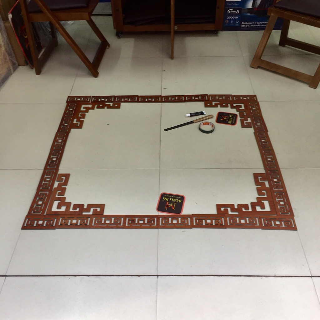 Đẹp - MÂU NI - Viền dán trang trí bàn thờ gỗ mdf phủ melamin - mẫu đẹp