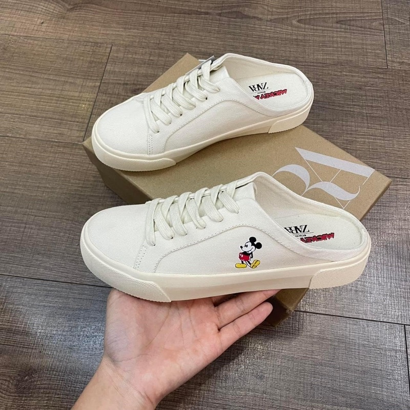 Sneaker Za.ra Mule Đạp Gót Full Box