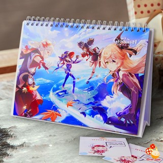 Lịch để bàn Genshin Impact 2023