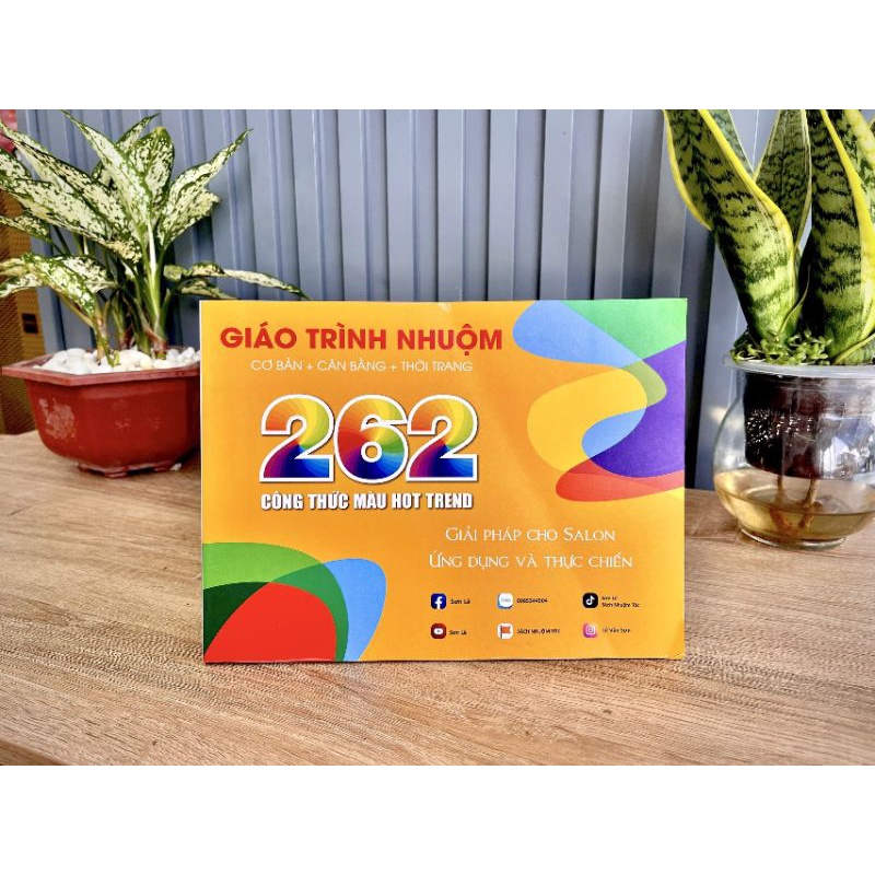 Giáo trình nhuộm 262 công thức màu Hot Trend