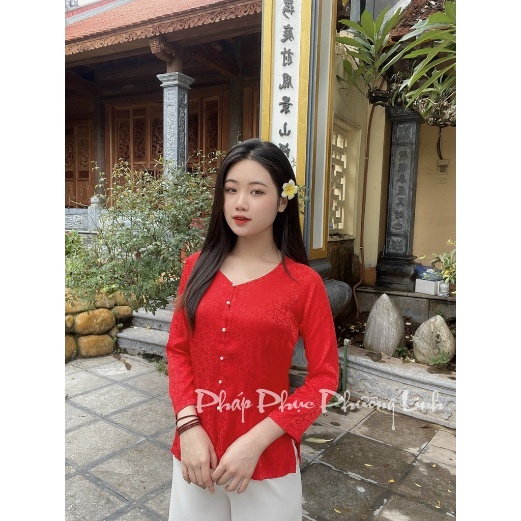 Bộ áo bà ba chất lụa thượng hạng cao cấp