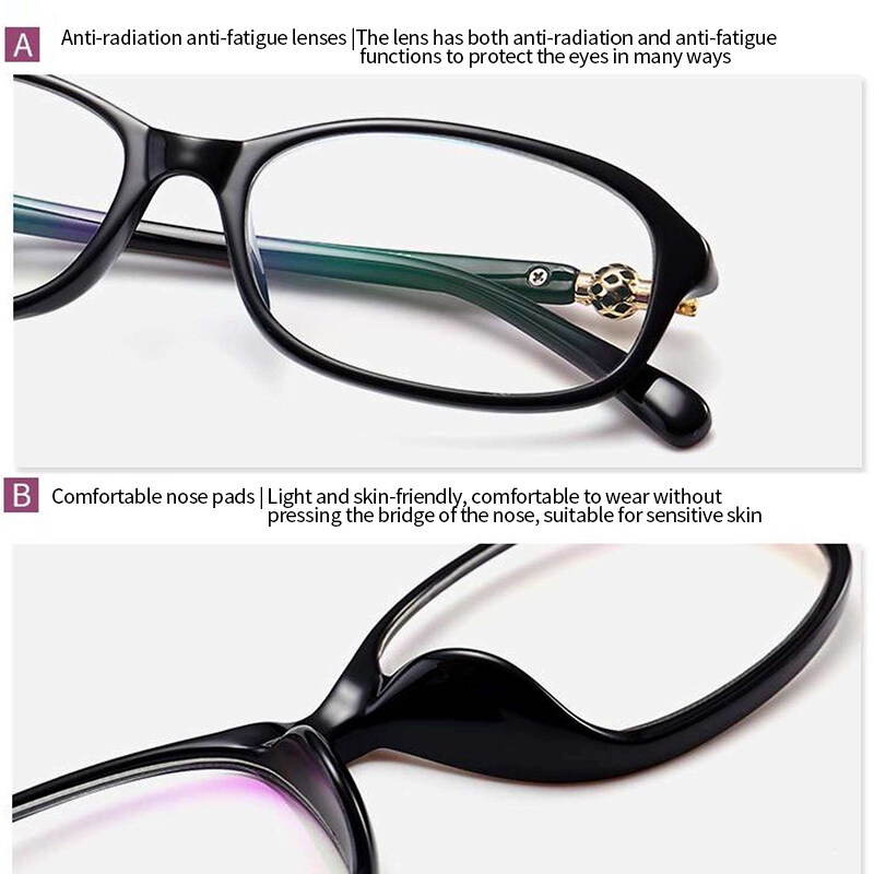 Kính Đọc Sách Chống Bức Xạ Và Mệt Mỏi Thiết Kế Tinh Tế Thời Trang Cho Nữ