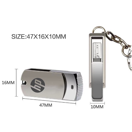 Hp Ổ Đĩa Flash USB 3.0 Dung Lượng Lớn 1GB 2GB 4GB 8GB 16GB 32GB 64GB 128GB 2TB Bằng Kim Loại Chống Thấm Nước