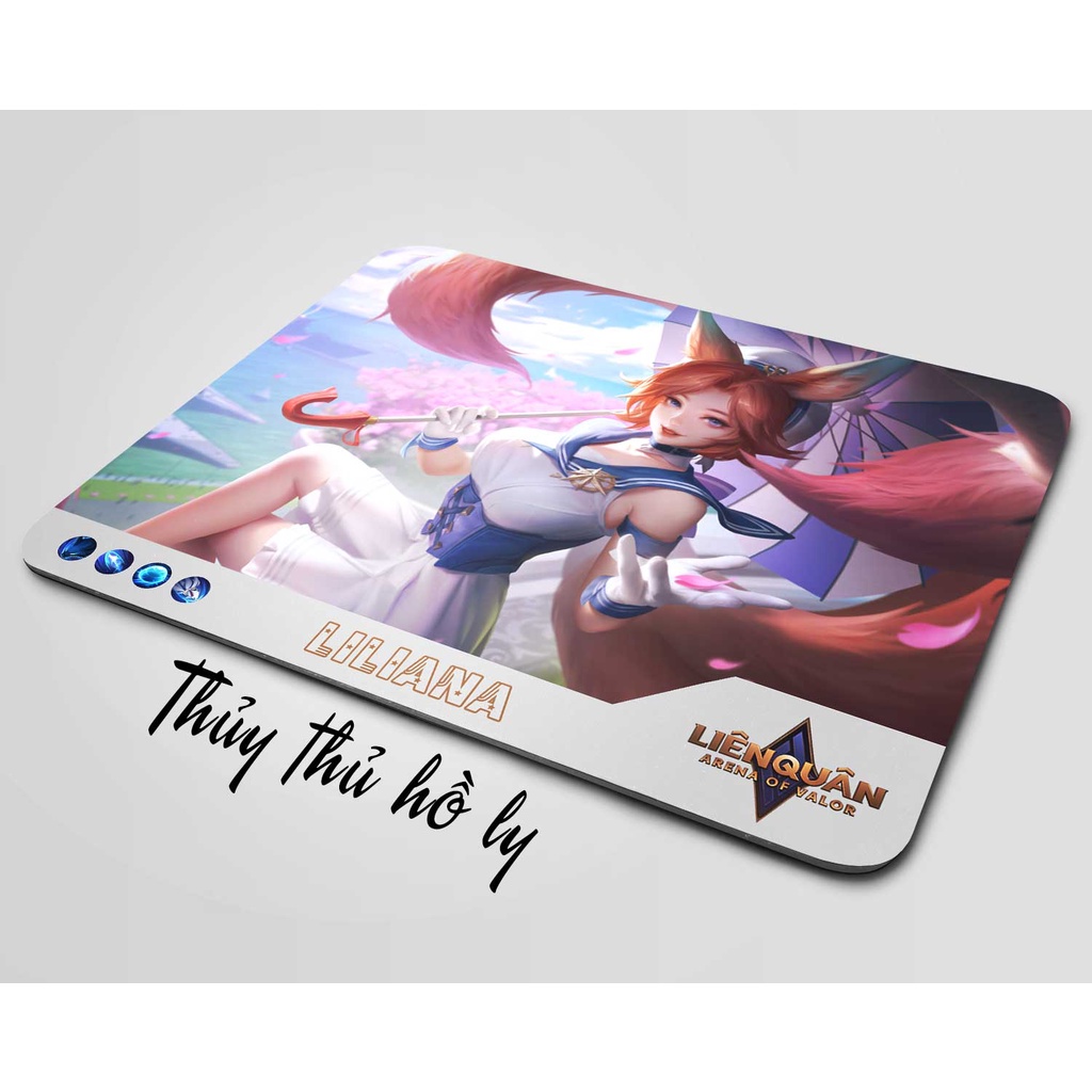Lót chuột cỡ lớn, bàn di chuột, mouse pad mẫu Liliana Liên quân Mobile