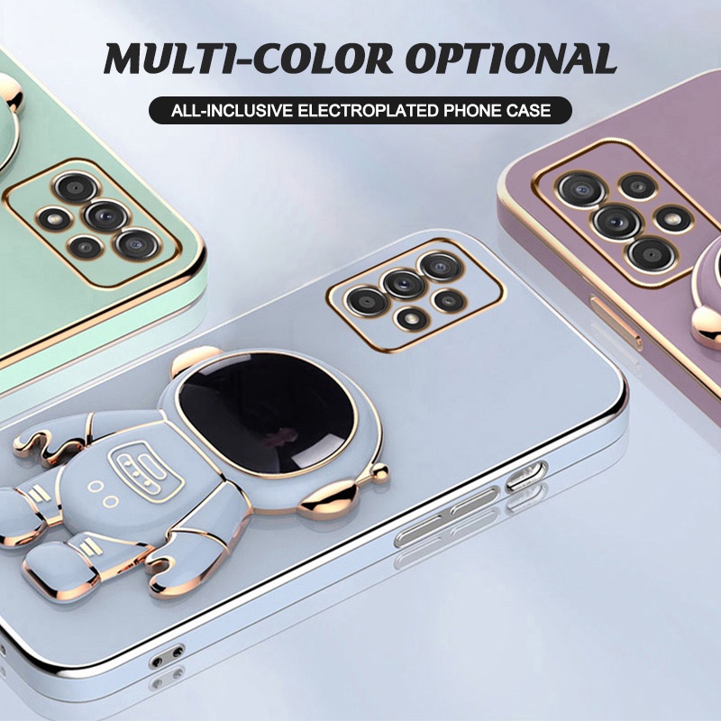 Ốp Điện Thoại Có Giá Đỡ Hình Phi Hành Gia Cho Samsung S20 Plus S20 FE S10 Plus