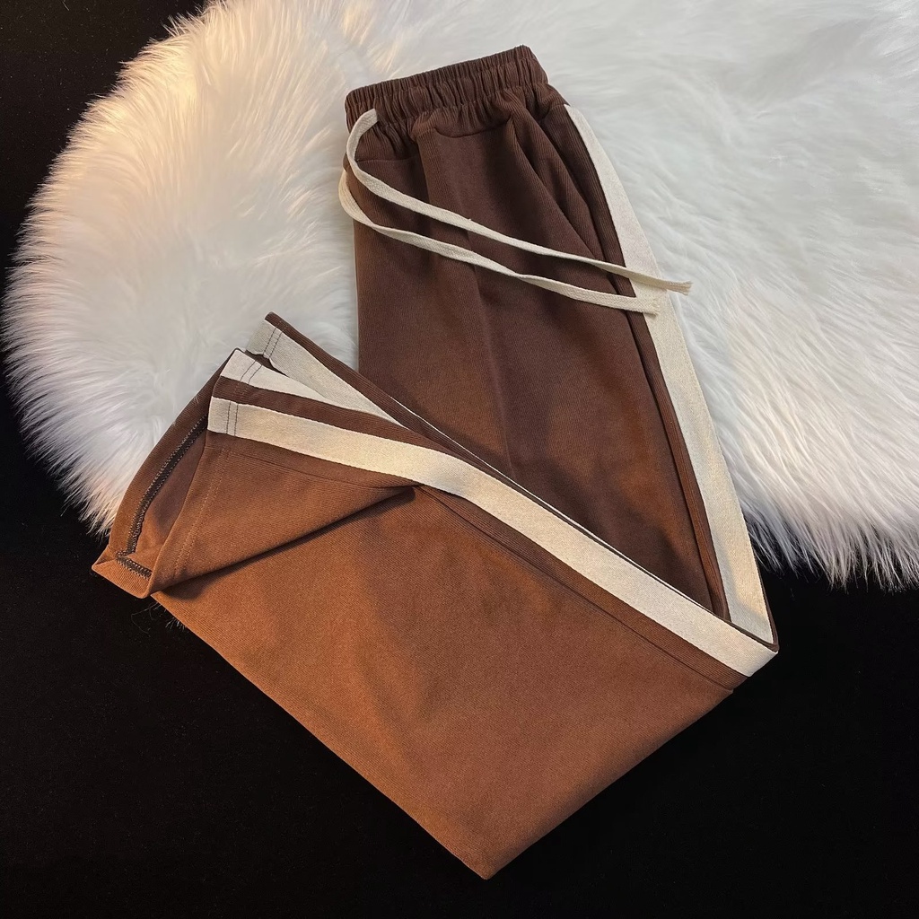 Quần Harem Nam Thời Trang Hàn Quốc size Lớn Kẻ Sọc Ngang size M-2XL