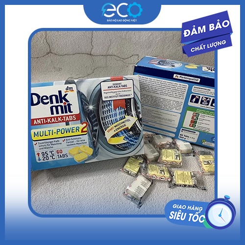 Viên tẩy vệ sinh lồng máy giặt Denkmit HÀNG CHUẨN ĐỨC