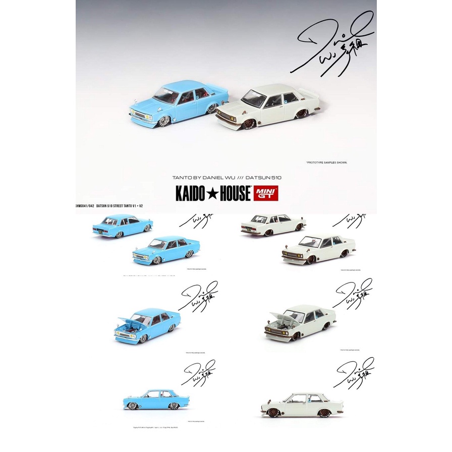 MiniGT-Kaido House - Datsun 510 Street Tanto by Daniel Wu -Xe mô hình tỷ lệ 1:64 chính hãng - Saigontoys