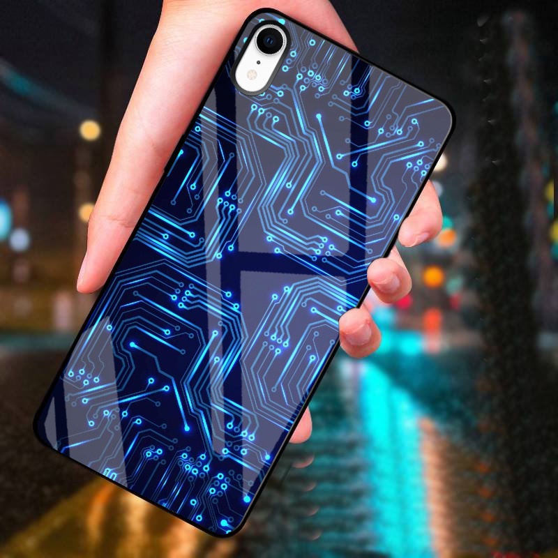 Ốp Lưng IPHONE XR mặt kính cường lực cao cấp thiết kế riêng