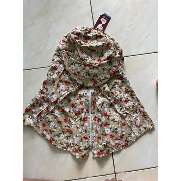 Khẩu trang nón Duy Ngọc chất liệu cotton màu thoáng mát đội kèm mũ bảo hiểm thích hợp mọi thời tiết