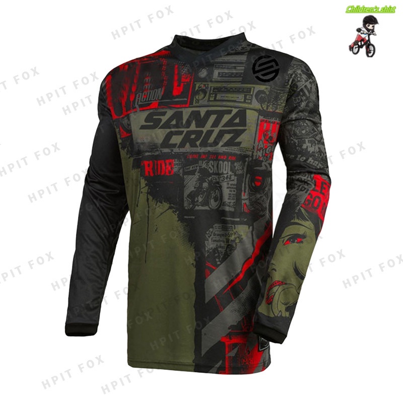 Giảm Giá Lớn Quần Áo Đi Xe Đạp Leo Núi Trẻ Em Tay Dài BMX Racing DH