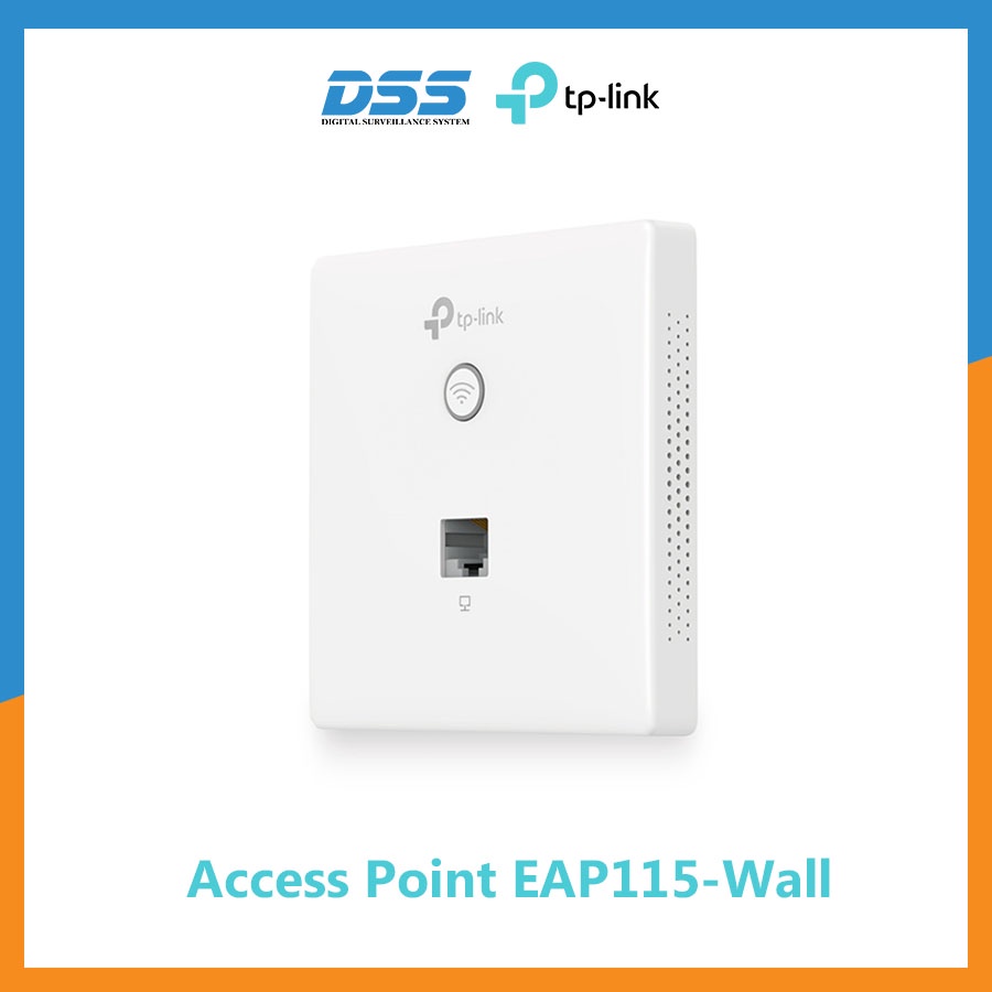 Thiết Bị Phát Wifi Gắn Âm Tường Access Point TP-LINK TL-EAP115-Wall Băng Tần 5GHz Wifi Chuẩn N Tốc Độ 300Mbps