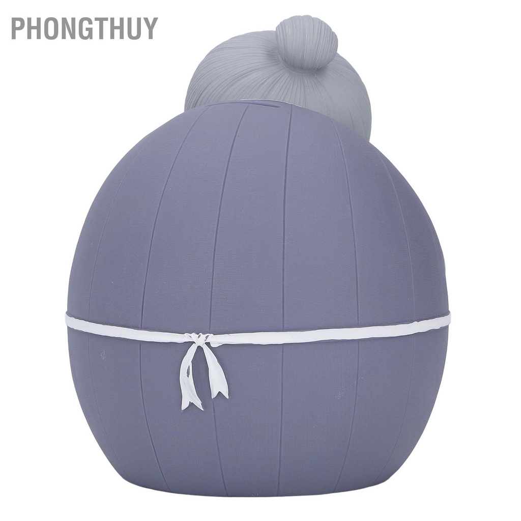 PhongThuy Con Heo Đất Bà Già Với ​​Giỏ Nhỏ Trang Trí Vinyl Thủ Công Cho Cha Mẹ