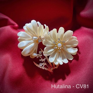 Hoa cài áo handmade hoa cúc cv81 - hutalina