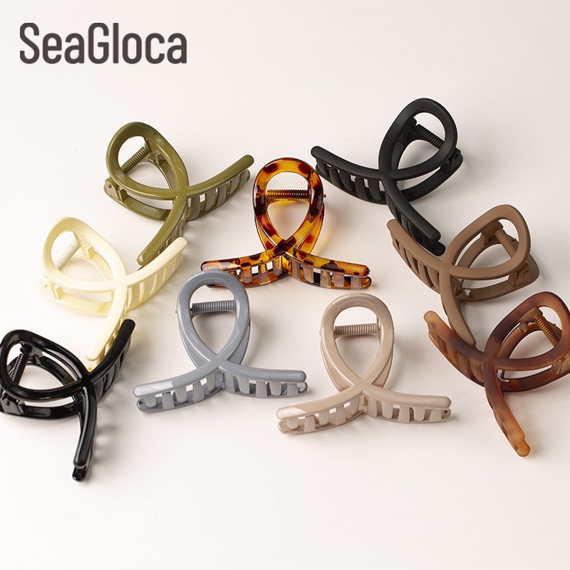 Kẹp Tóc Chất Liệu PC Dày Dặn Thiết Kế Đơn Giản Phong Cách Hàn Quốc