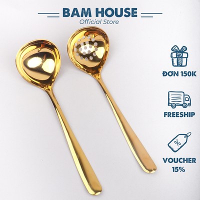 Vá canh inox vàng 304 Bam House thiết kế sang trọng cao cấp VMCV01