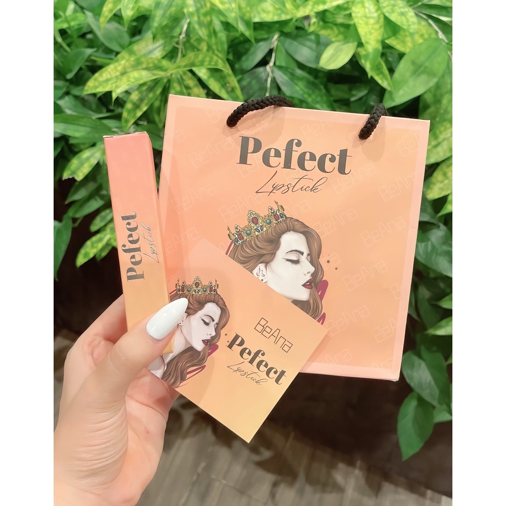 Son lì không trôi chính hãng, son kem lì lâu trôi, son môi chính hãng BeAna, son siêu lỳ không chì, chất son mướt mịn