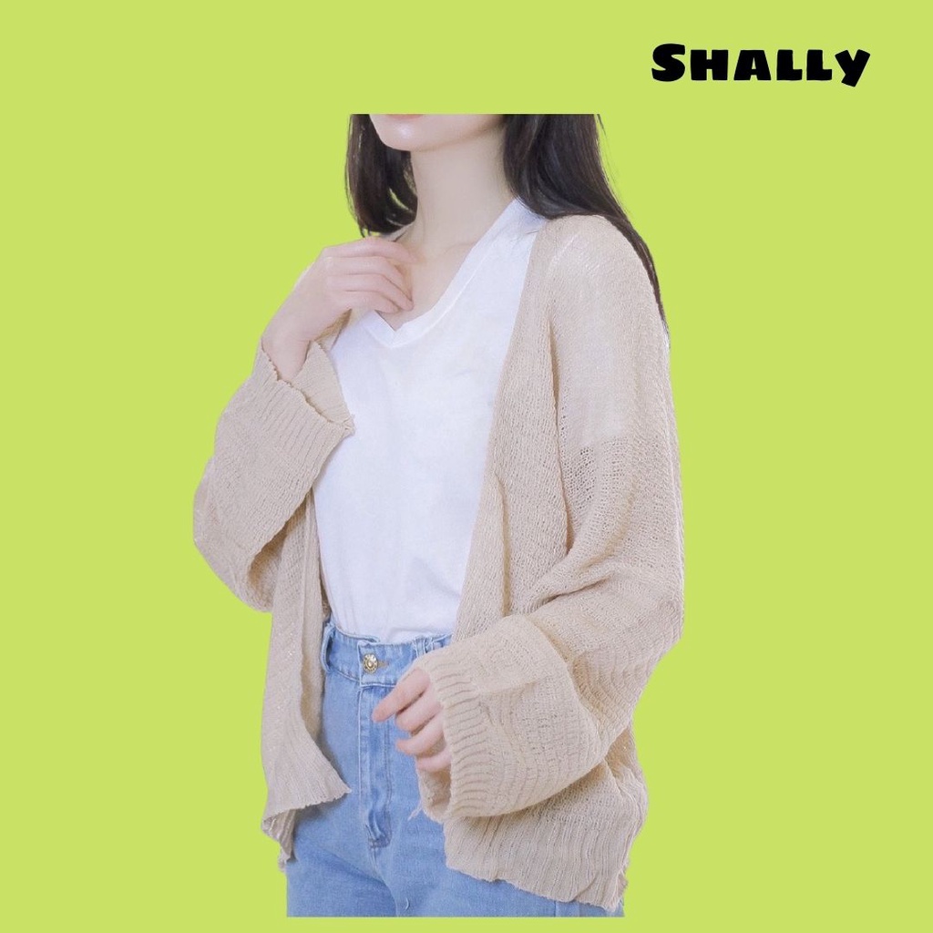 Áo Cadigan len mỏng phong cách Hàn Quốc siêu hot
