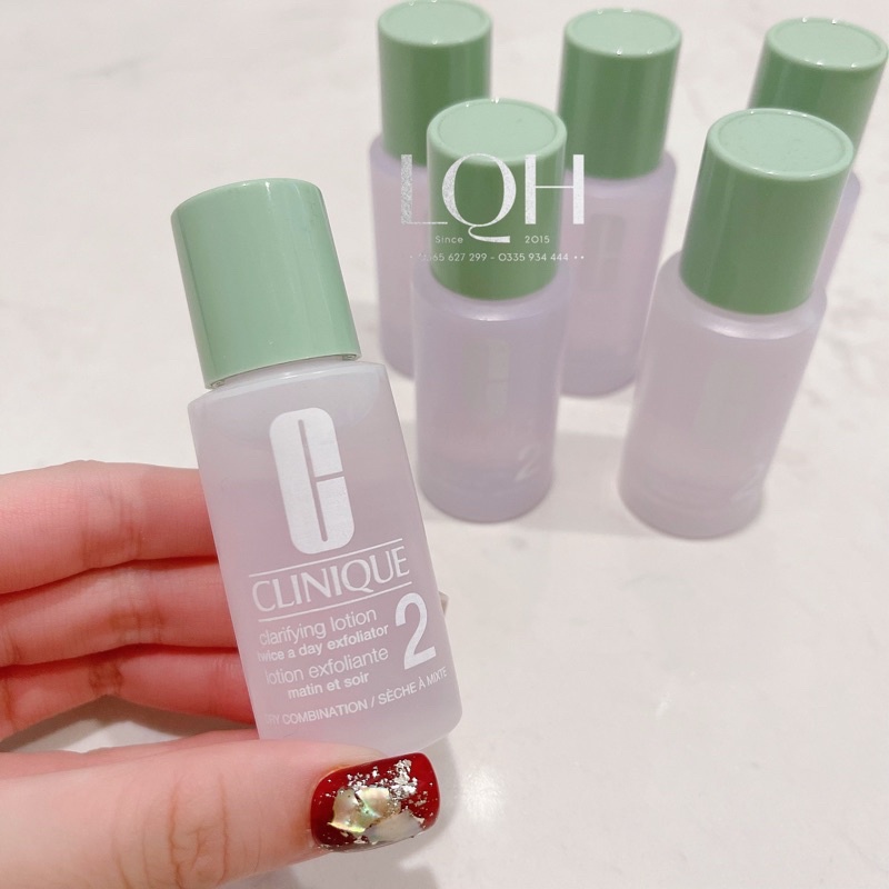 Nước hoa hồng Clinique thanh tẩy da Clarifying Lotion 2 30ml