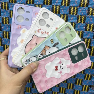 Ốp lưng Vivo V25 / V25E viền dẻo lưng lưng hình siêu cute bảo vệ camera