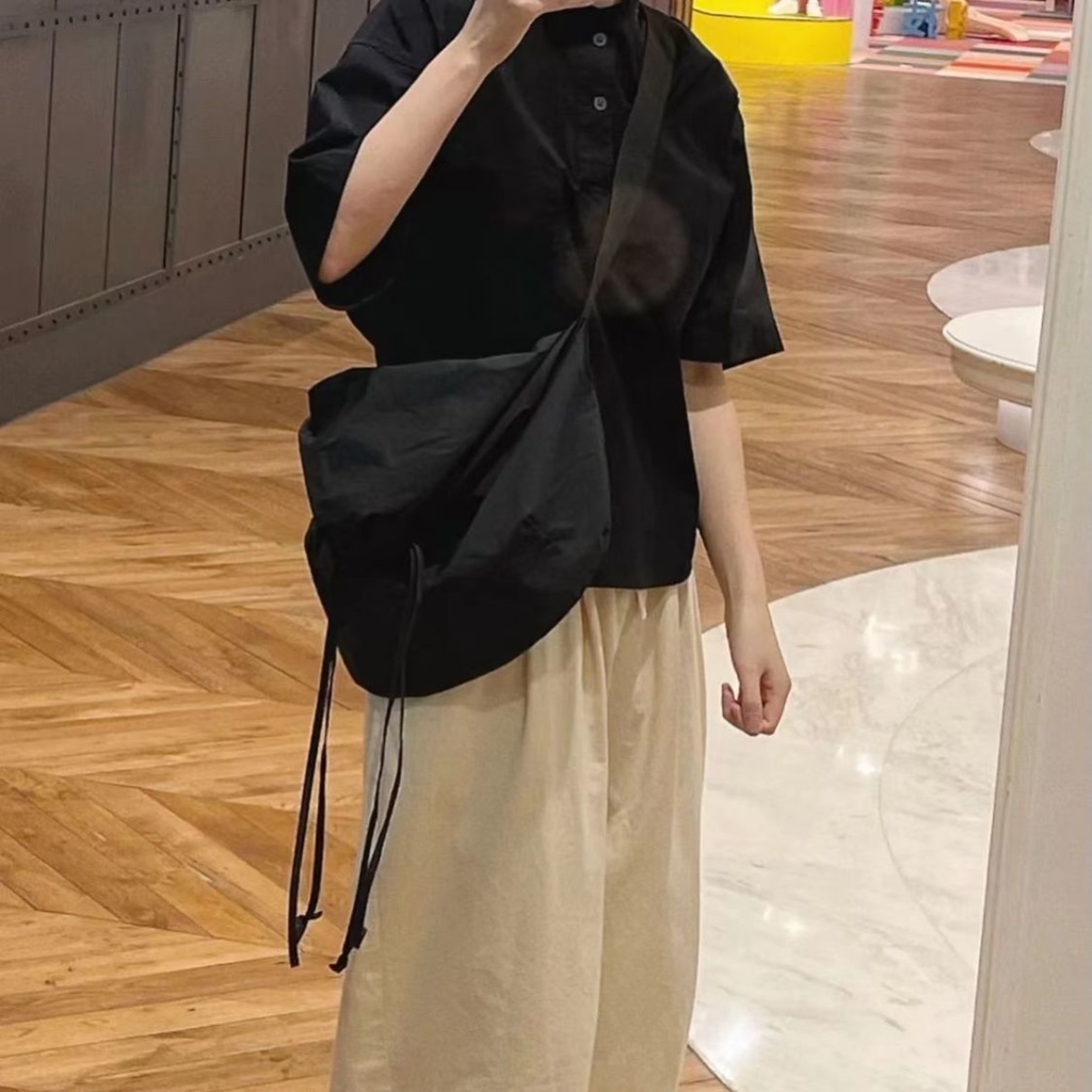 Túi Xách Dây Rút Chất Liệu nylon Thời Trang Cho Nam Nữ