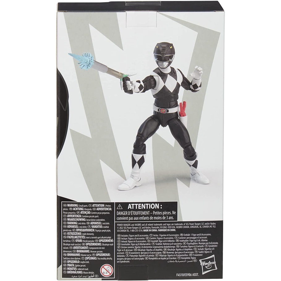 Mô hình nhân vật Hasbro⚡Power Rangers Lightning Collection⚡6- inches Mighty Morphin Black Ranger