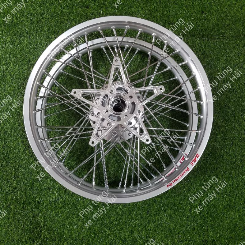 Bánh căm raider và satria f 150 đùm màu bạc và mạ crom niềng nhôm thái đủ màu lắp như zin msp 0148