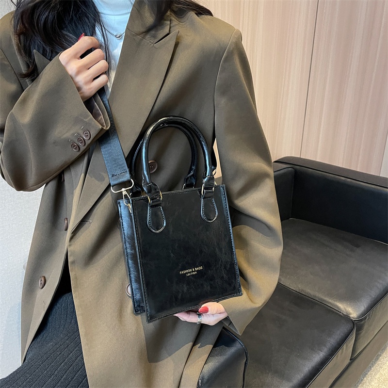Túi Đeo JASMIN NOIR Chéo Da PU Thiết Kế Đơn Giản Thời Trang Cho Nữ