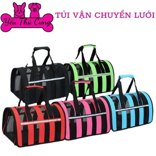Túi vận chuyển dạng lưới chó mèo, thú cưng giao màu ngẫu nhiên-YÊU THÚ CƯNG