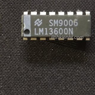 Lm13600an ic khuếch đại opam kép lm13600n lm13600 tương đương jrc13600d