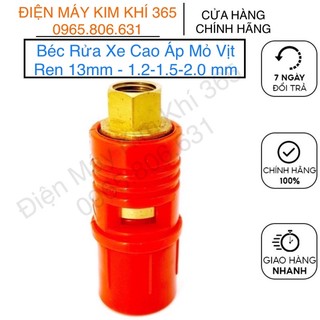 Béc Rửa Xe Cao Áp Mỏ Vịt Ren 13mm - 1.2mm - 1.5mm - 2.0 mm