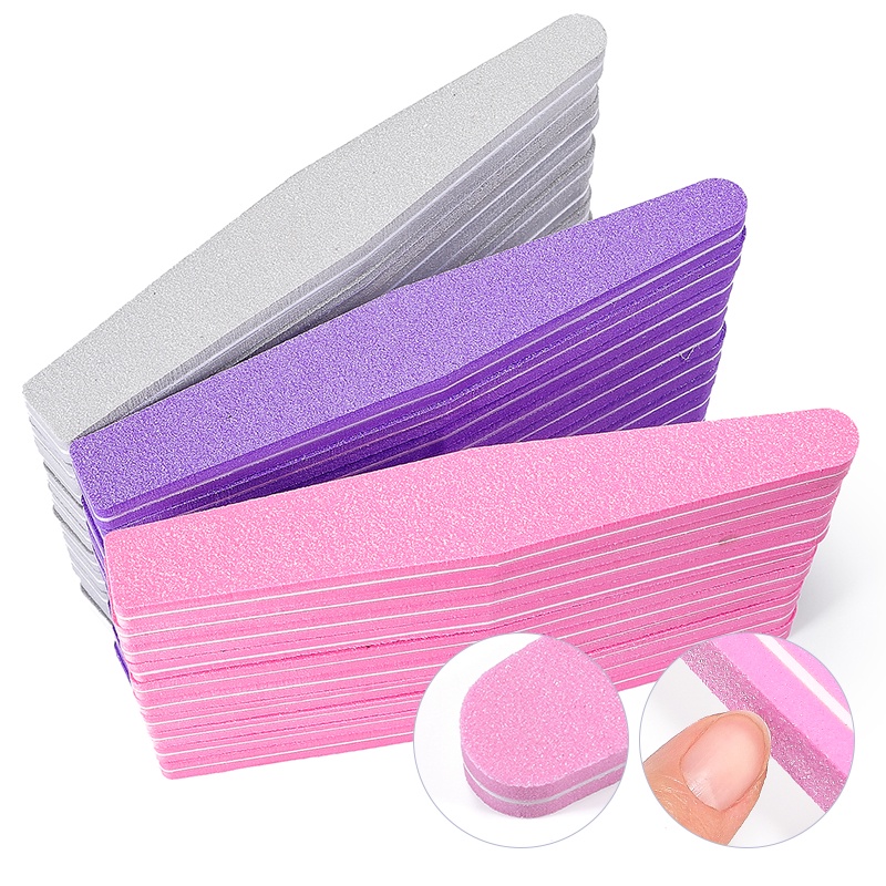 Bộ 10 cây dũa móng tay BORN PRETTY thiết kế hai mặt 100 / 180 Grit