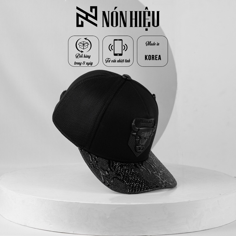 Mũ lưỡi trai Đầu Trâu MADE IN KOREA Full Tem Mark hãng