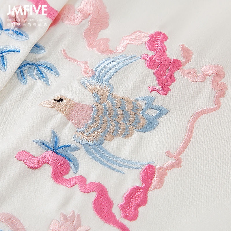 Áo Khoác Cardigan Cách Tân Cổ Đứng Giả Lụa Thêu Họa Tiết Thời Trang 2023 Cho Bạn Gái
