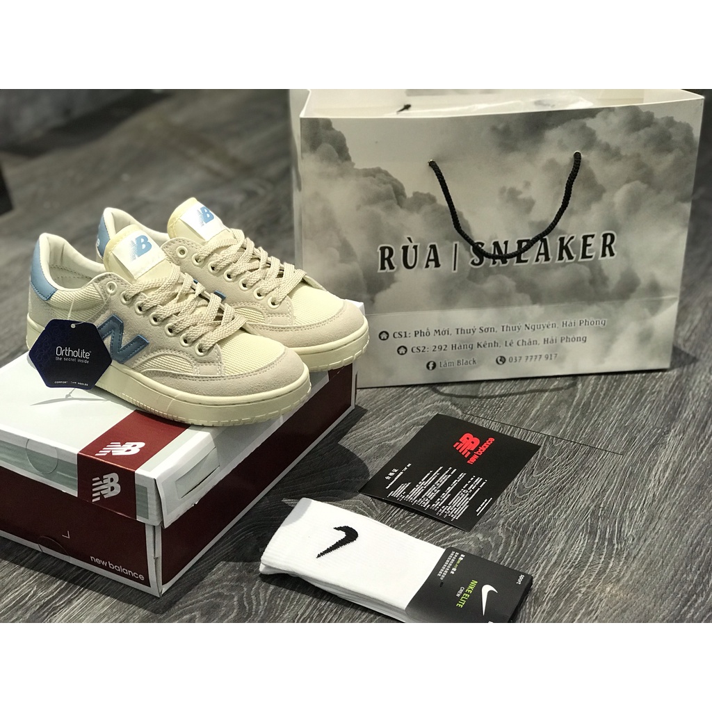 Siêu Phẩm Giày Thể Thao Sneaker New.Balan.ce Pro Xanh Da Trời Cao Cấp Ảnh Thật + freeship + Tặng Tất