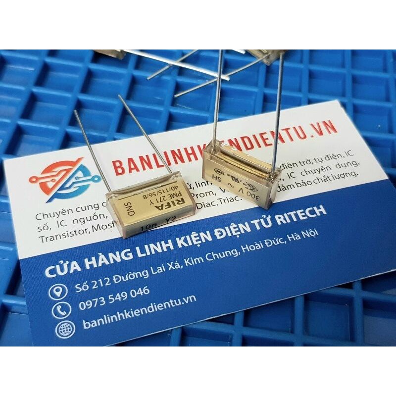 Tụ Rifa 0.01uF 10nF 300VAC Y2 PME271Y