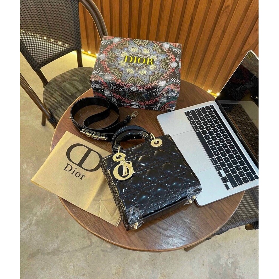 Túi xách nữ đeo chéo dyour phủ bóng 4 màu đẹp Hot Trend 2023 FULL BOX