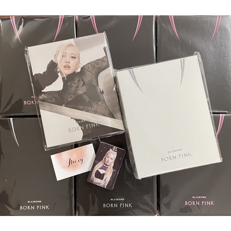 Có sẵn bộ ảnh BLACKPINK blackpink - BORN PINK nguyên seal