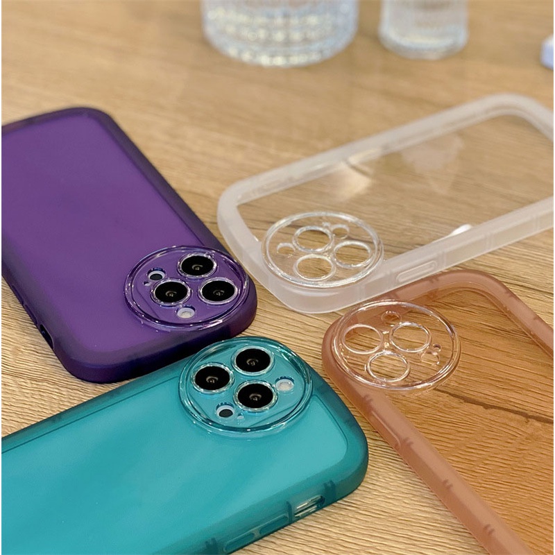 Ốp Điện Thoại Màu kẹo mắt lớn TPU linh hoạt Cho iPhone 13 12 Mini Pro Max ip13 ip12 5G 4G 2022