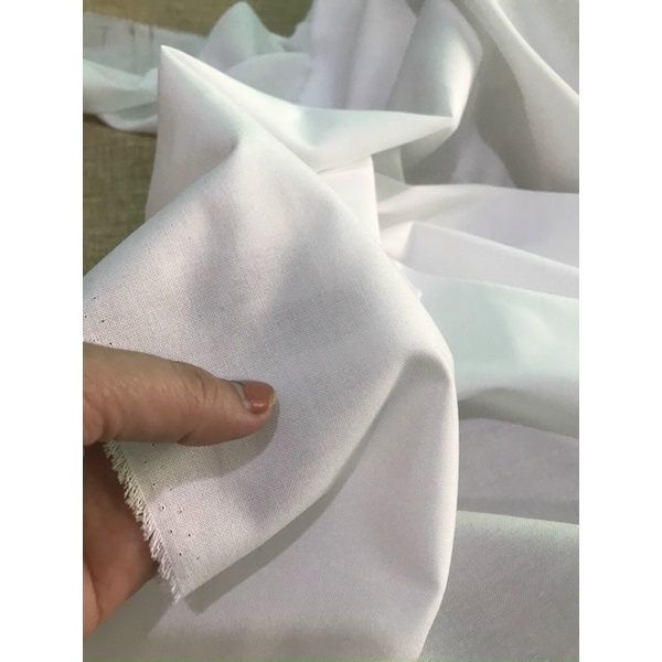 vải Kaki Bố, màu trắng