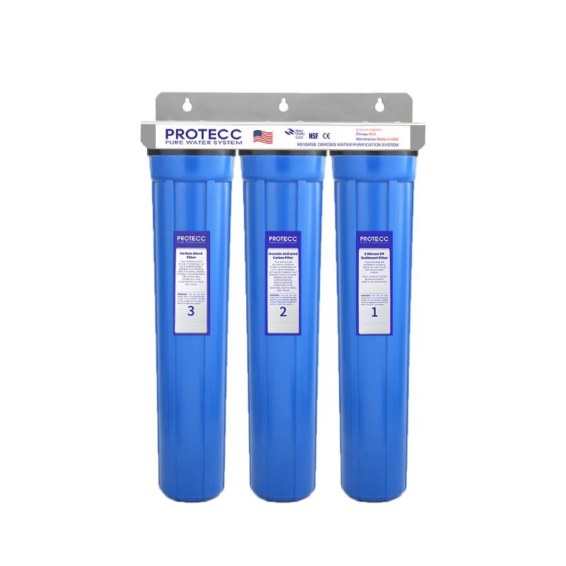 COMBO BỘ 3 CẤP LỌC TỔNG CHUNG CƯ (3 XANH) 20 INCH-HỖ TRỢ LẮP ĐẶT VÀ BẢO HÀNH TẠI TP HỒ CHÍ MINH-BỘ 3 LỌC THÔ ĐẦU NGUỒN